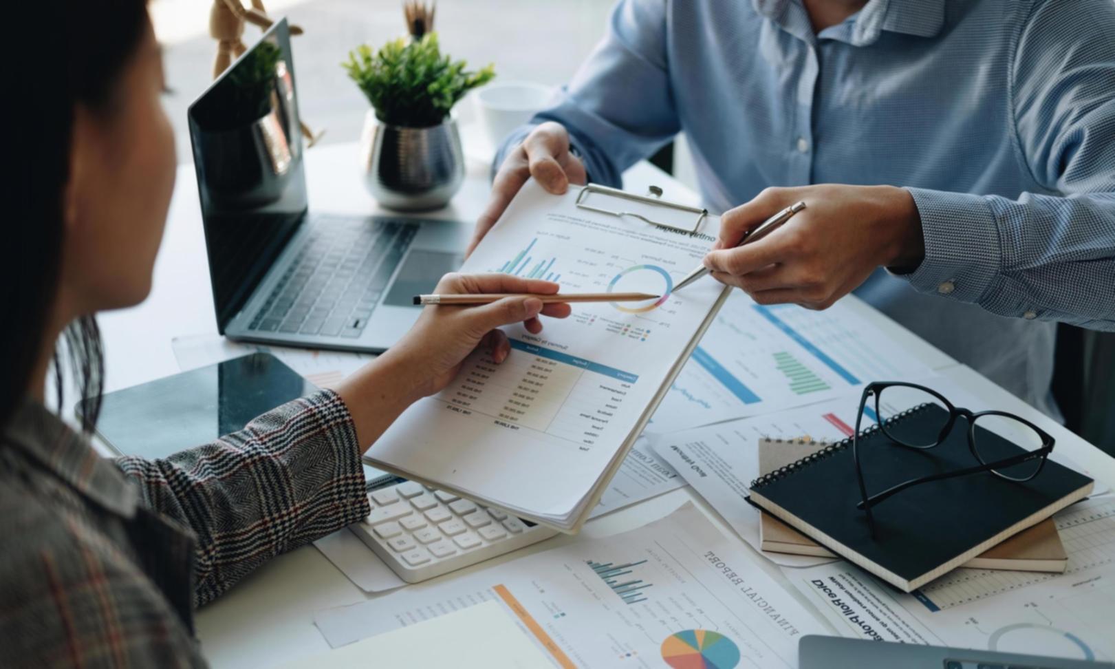 Arbeitsplatz eines Workshop-Leiters